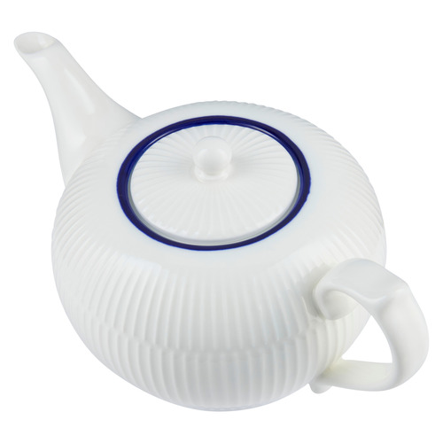 Casa Domani Cafe Blue 1.2L Porcelain Teapot | Temple & Webster